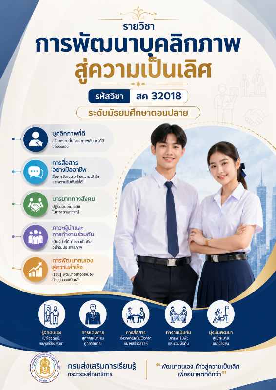 การพัฒนาบุคลิกภาพสู่ความเป็นเลิศ
